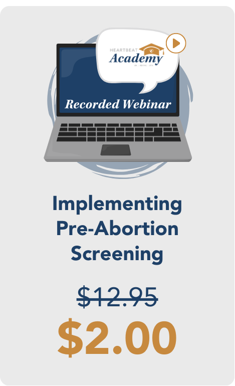 Pre Abortion Screening Tuesday